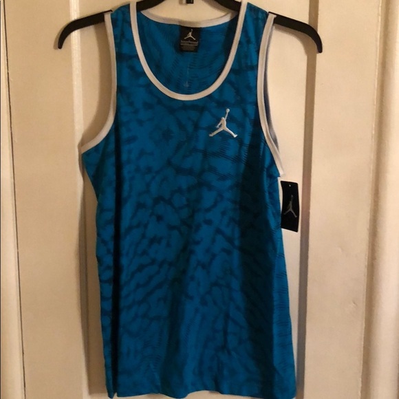JORDAN BOYS BLUE LAGOON TANK TOP SIZE LARGE - Picture 1 of 4